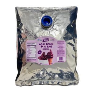 Liquid Acai Bowl in a Bag shelf-stable