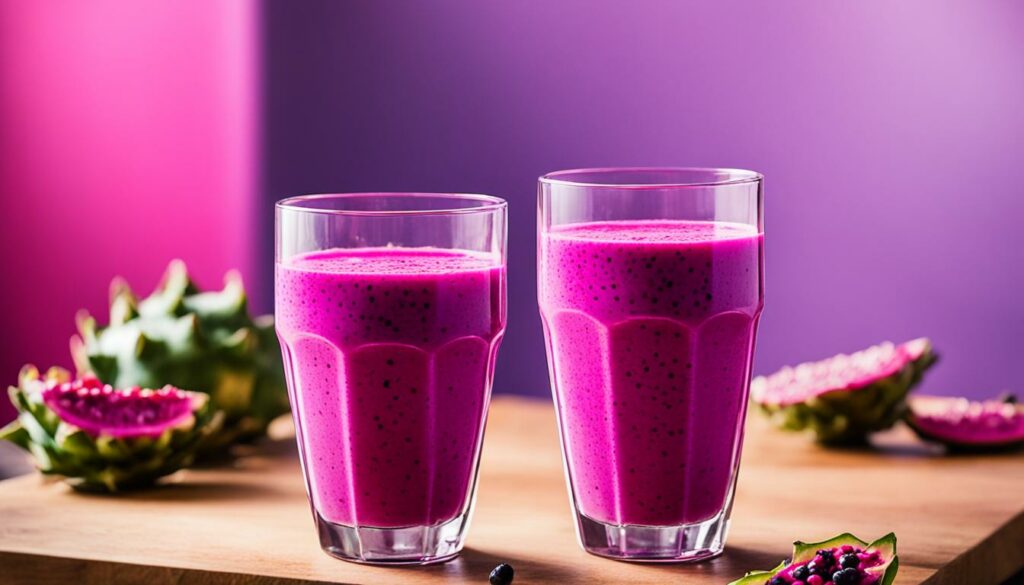 pitaya smoothie drinks